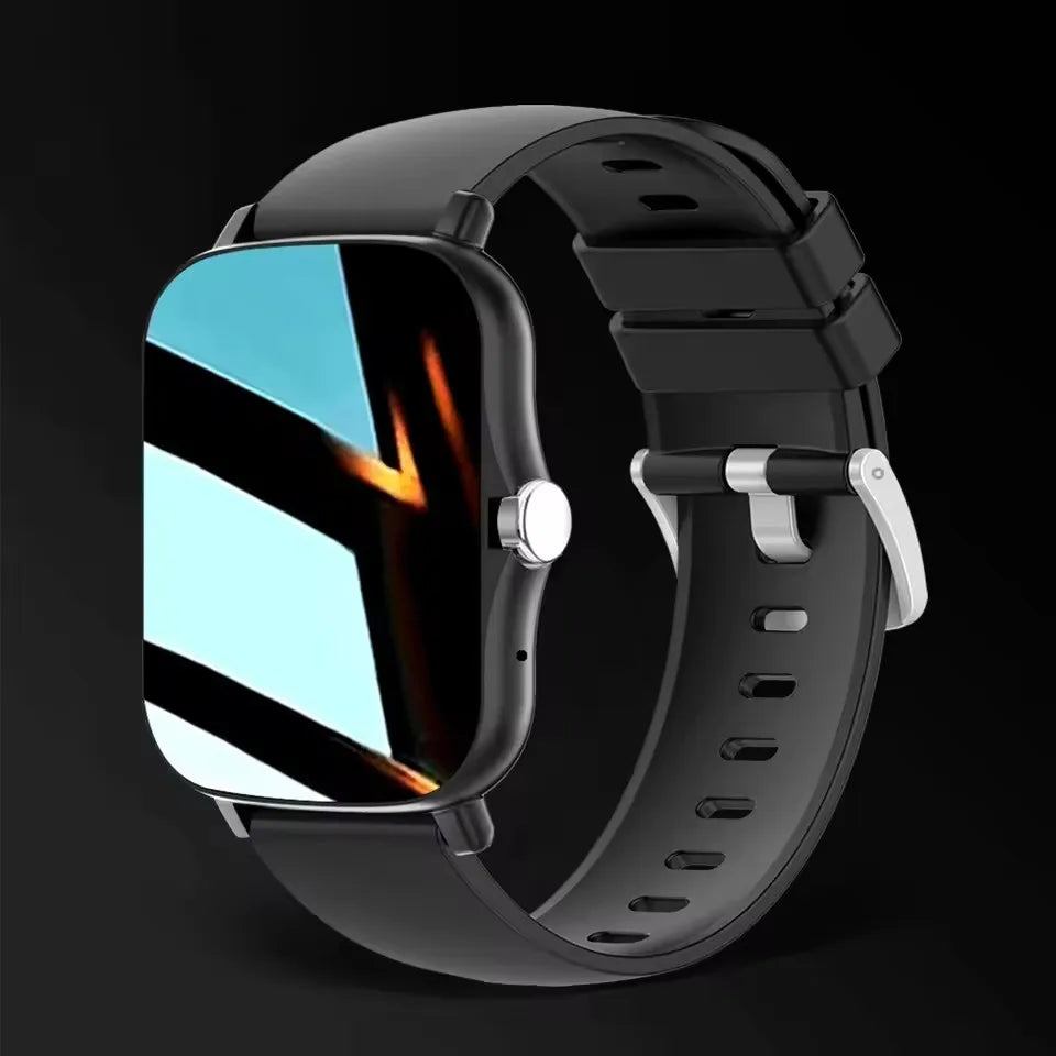 Smart Watch 1.83" Hd Screen Bluetooth Call Heart Rate Blood Oxygen Health Monitor Sports Smartwatch Women Men Holiday Gifts New