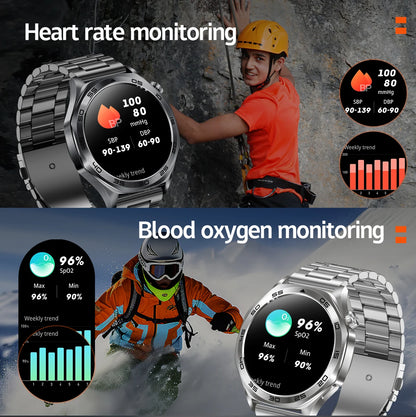 2026 new smartwatch with 1.46-inch IPS display, Ipx8 water resistance rating. 400 mAh battery featuring over 100 activity modes,