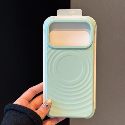 New Liquid Silicone Ripples Magnetic For MagSafe Phone case for iPhone 17 Air 16 15 14 13 Plus 12 Pro Max Corrugated Soft Cover