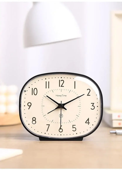 Modern Floating Dial-Free Clock Creative Simple Desktop Decoration Small Clock for Home and Office Ornament Black Technology