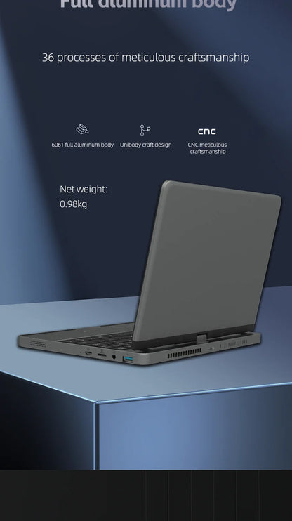 10.5Inch Touch Screen Laptop Intel N95 16GB DDR4 1TB SSD Portable Mini Office Notebook PC Full-function Type-C Port