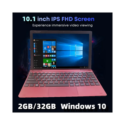 10.1 INCH Remax 2GB RAM 32GB ROM 64 Bit Windows 10 Tablet PC 2 in1 With Keyboard X5-Z8350 Quad-Core WIFI Dual Camera Office