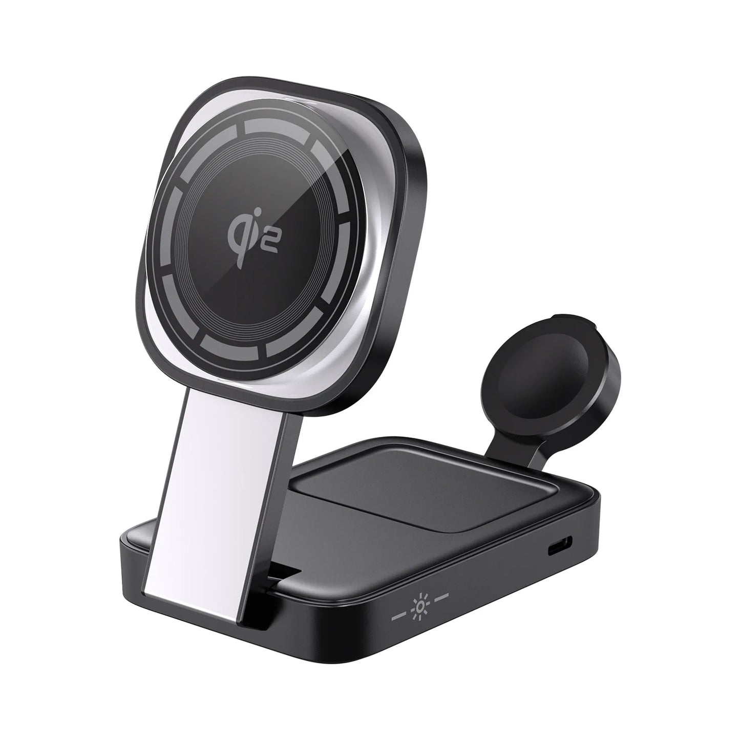 3in1 Magnetic Wireless Charger QI2 Magsafe Folding Wireless Charging Station for iphone 16 pro iWatch AirPods Wireless Charger