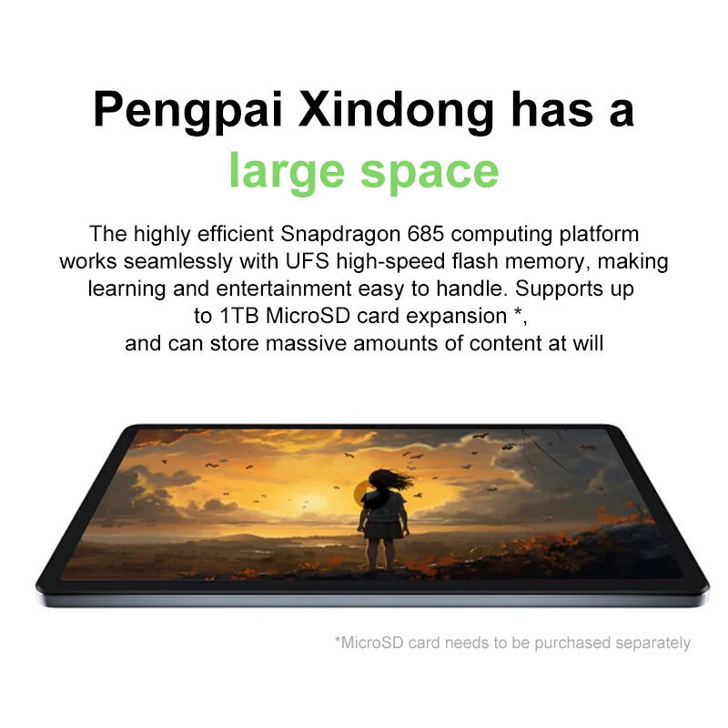 LenovoLenovo XiaoxinPad 2024  Storage Qualcomm Snapdragon 685 Octa-core ProcessorVersion 8MP 11-inch WiFi