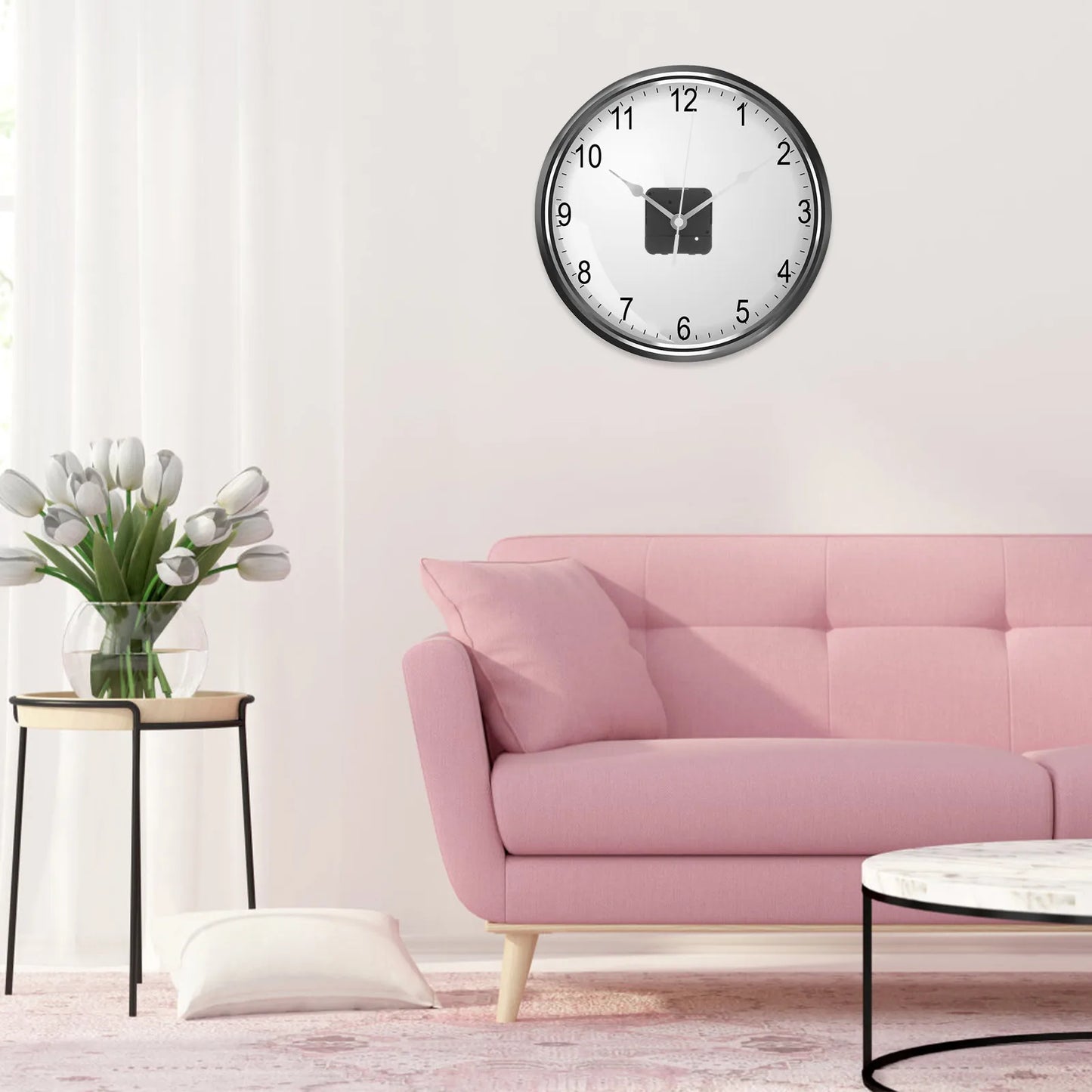 1 Set Clock Mechanism Counter-clockwise Clock Movement Replacement Mechanism Quartz Movement Machine Wall Hands Pointer Set