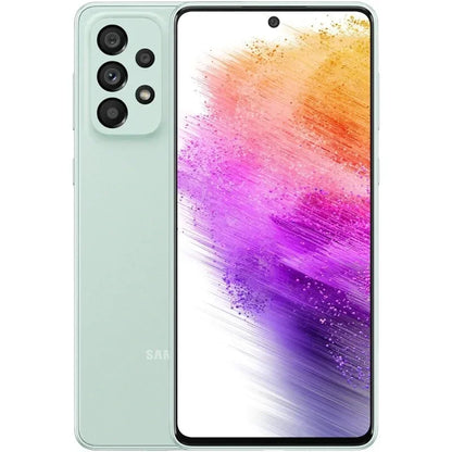 Original Samsung Galaxy A73 A736B Dual Sim 6.7" AMOLED 128GB 26GB ROM Snapdragon Octa Core NFC Unlocked 5G Mobile Phone