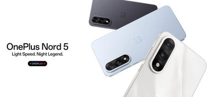 World Premiere OnePlus Nord 5 Global Version Smartphone 50MP LYT-700 Camera 1.5K AMOLED Display Snapdragon 8s Gen 3 OxygenOS 15