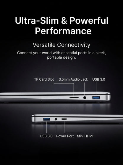 2026 New Core i9 9880H Windows 11 Pro Laptop 32GB RAM 2TB SSD for Gaming Office Studio High-Speed Notebook 5000mAh