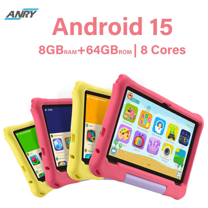 Paitanry CH10 Plus Android 15 Kids Tablet 5000Mah Octa-core 10.1 inch 8GB (4+4GB)RAM 64GB ROM Tablets Learning Children's Tablet