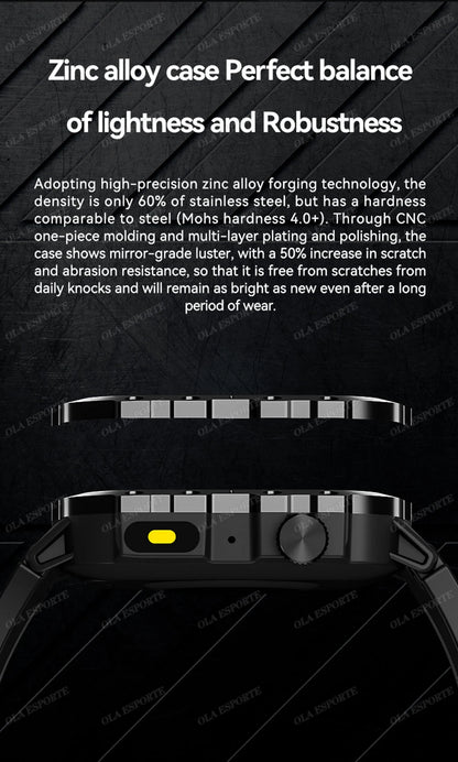 2025 New SmartWatch Men For Women Militray Outdoor GPS Track Sport Watches Heart Rate Sleep Waterproof Smart Watch IOS Android