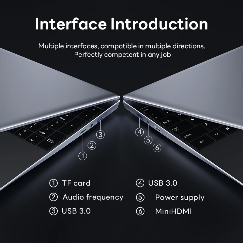 14.1" Windows 11 Laptop Intel Core i9 10980HK 4K HD Screen 16GB RAM 1TB 2TB SSD Gaming laptops PC Office Portable Computer Game