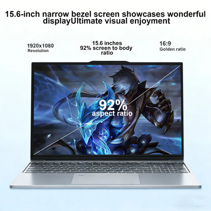 15.6“ Laptop  Windows 11 Intel core i9-10980hk  15.6 Inch 16GB RAM 1TB SSD Office Laptops Fingerprint Unlock Notebook