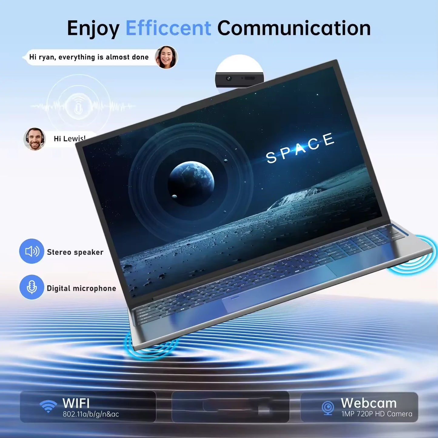 15.6“ Laptop  Windows 11 Intel core i9-10980hk  15.6 Inch 16GB RAM 1TB SSD Office Laptops Fingerprint Unlock Notebook