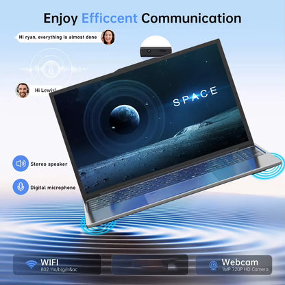 15.6“ Laptop  Windows 11 Intel core i9-10980hk  15.6 Inch 16GB RAM 1TB SSD Office Laptops Fingerprint Unlock Notebook