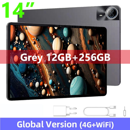 Nenmone Mpad15 14 Inch Tablet Android 15 16GB+512GB 1920*1200 4G Phone Call Tablet 14inch Bluetooth 5G WiFi Pad 12000mAh 32MP