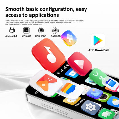 SERVO 18SE MINI Android Mini Smartphone 3G WCDMA 2GB RAM 16GB ROM Wi-Fi Hotspot GPS 3.0" Touch Small Smart Phones 2 SIM Standby