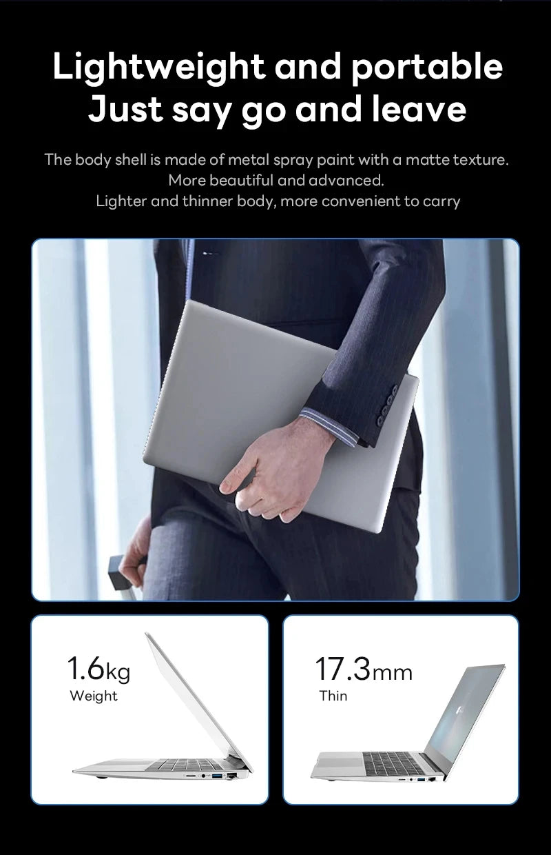 14.1" Windows 11 Laptop Intel Core i9 10980HK 4K HD Screen 16GB RAM 1TB 2TB SSD Gaming laptops PC Office Portable Computer Game