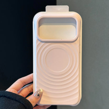 New Liquid Silicone Ripples Magnetic For MagSafe Phone case for iPhone 17 Air 16 15 14 13 Plus 12 Pro Max Corrugated Soft Cover