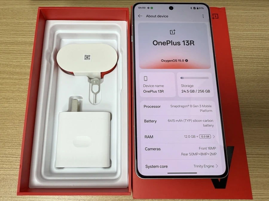 Unlocked OnePlus Ace5 Mobile Phone 6.78" AMOLED 120HZ 80W Charge 50.0MP Camera Snapdragon 8 Gen 3 Android 15.0 OTA
