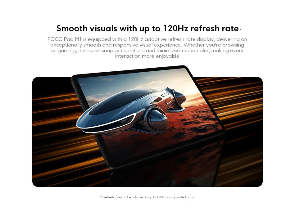 POCO Pad M1 Global Version 12.1" 2.5K crystal-clear display 12000mAh Snapdragon 7s Gen 4 Tablet