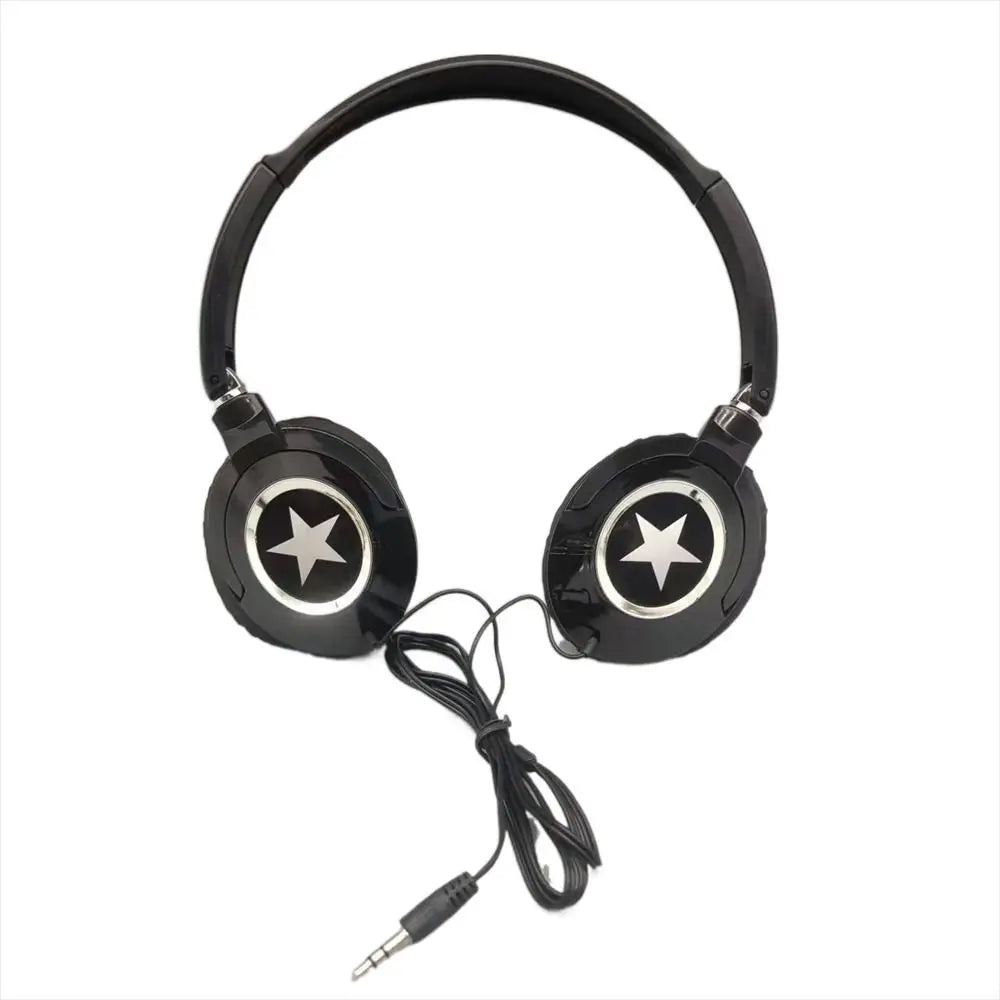 Flexible Wired Headphones HiFi Sound Music Stereo Over Ear Headset Noise Cancelling Adjustable Foldable Headphones