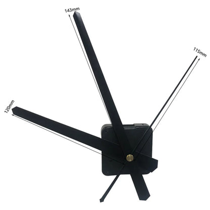 Mechanism Clock Movement Easy To Use Hour Hand: 120 Mm Minute Hand: 143 Mm Second Hand:15 Mm Shaft Length: 13 Mm