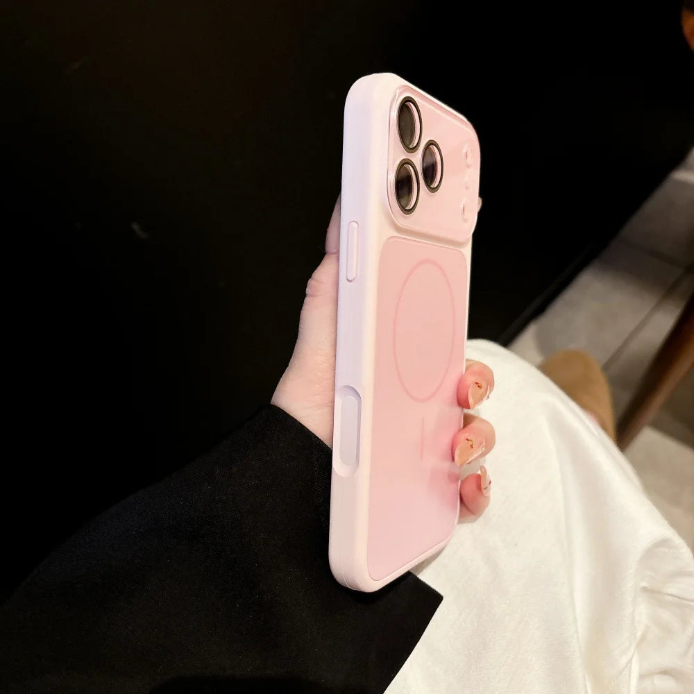 Liquid Silicone Instantly Transforms into for iPhone 17 Series Cases for iPhone 17 Pro Max 16 15 14 13 Pro Max Magnetic Cover