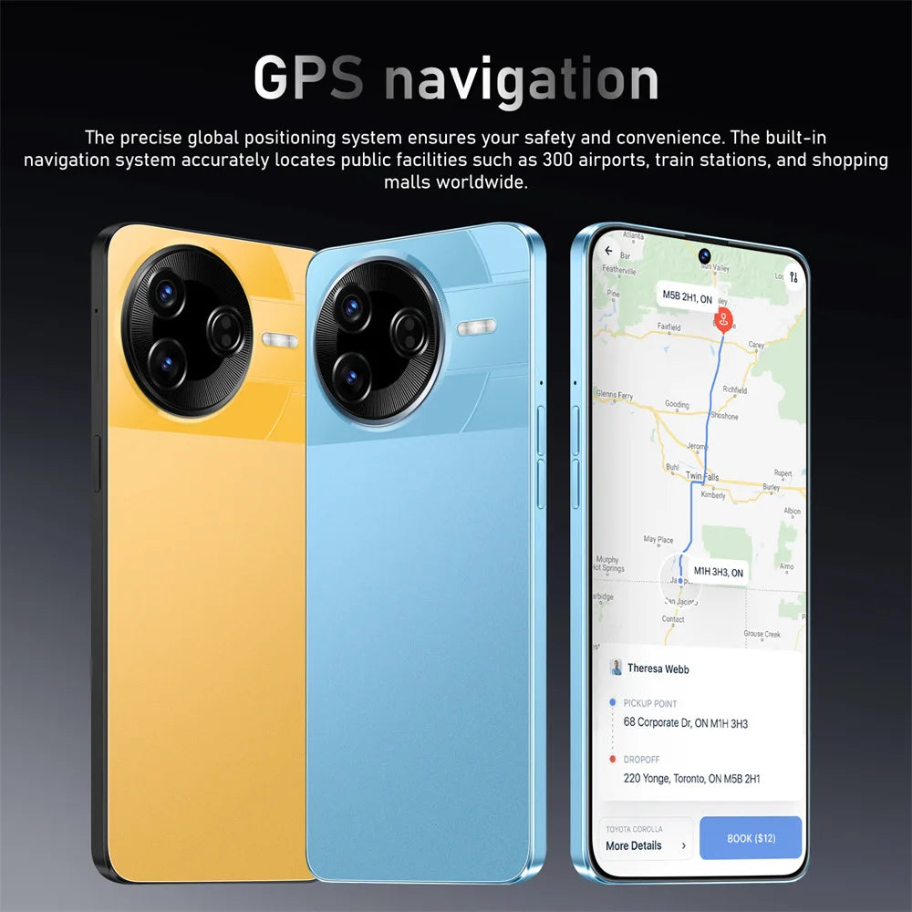 New F7 Ultra Original Smartphone 7.3inch 5G Cell Phone 7800mAh Android 15  Dual SIM Card Cellphones Global Version Mobile Phones