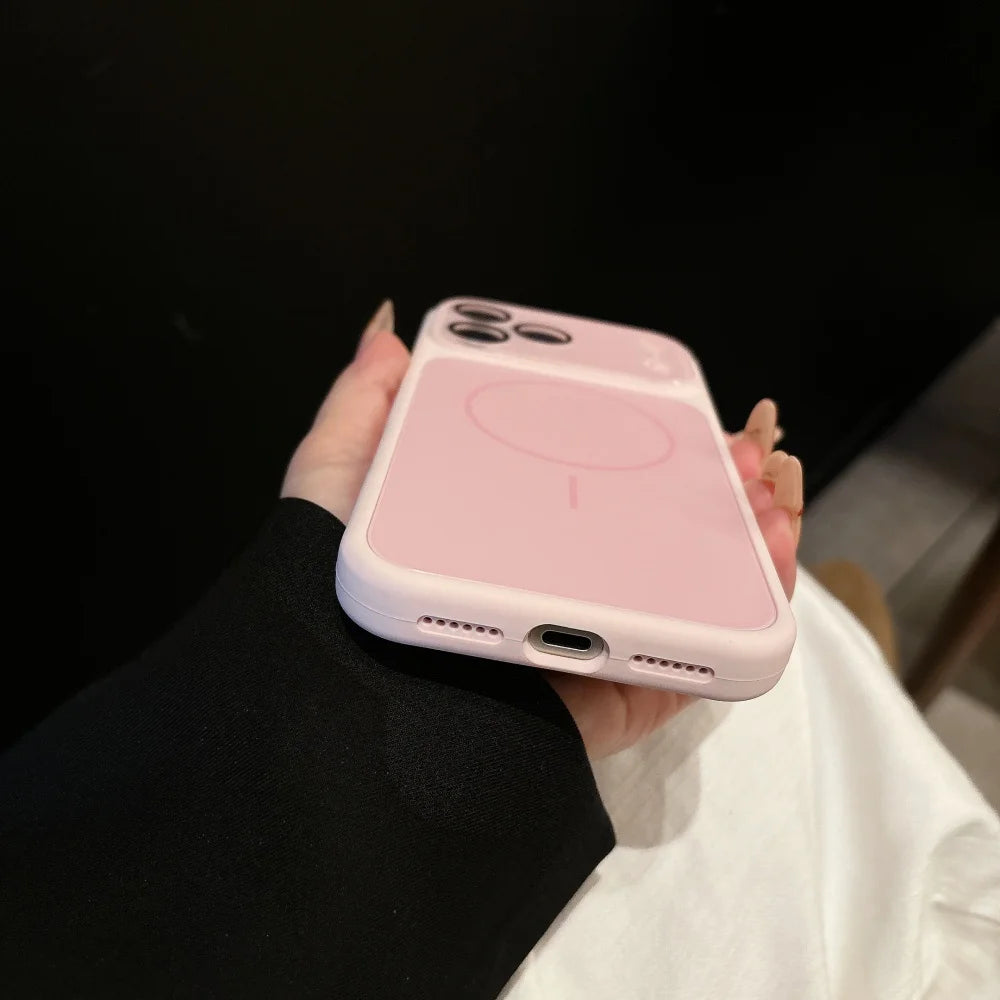 Liquid Silicone Instantly Transforms into for iPhone 17 Series Cases for iPhone 17 Pro Max 16 15 14 13 Pro Max Magnetic Cover