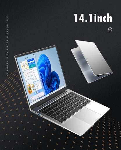 14.1inch Intel Atom A3950 Laptop Computer Windows 11 Pro 2025 Notebook PC 12GB RAM 512GB 1TB SSD 1920*1080 Office Computer PC