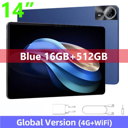 Nenmone Mpad15 14 Inch Tablet Android 15 16GB+512GB 1920*1200 4G Phone Call Tablet 14inch Bluetooth 5G WiFi Pad 12000mAh 32MP