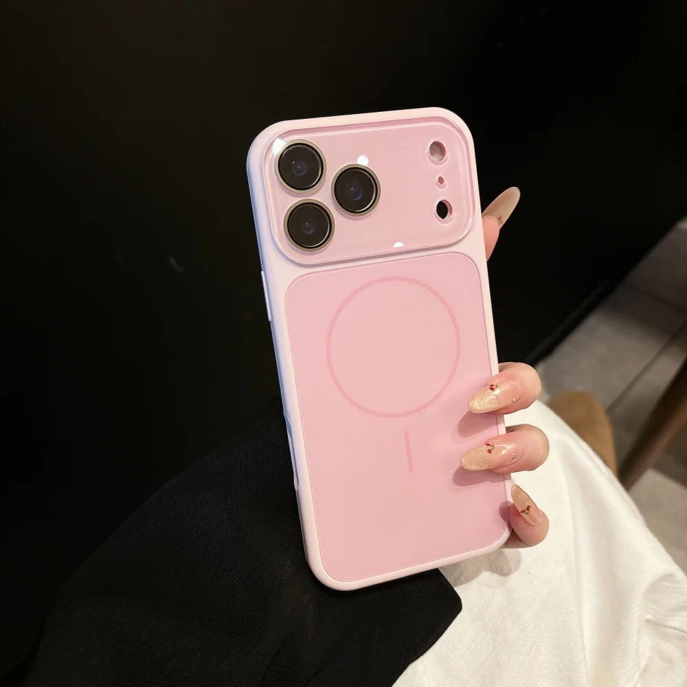 Liquid Silicone Instantly Transforms into for iPhone 17 Series Cases for iPhone 17 Pro Max 16 15 14 13 Pro Max Magnetic Cover