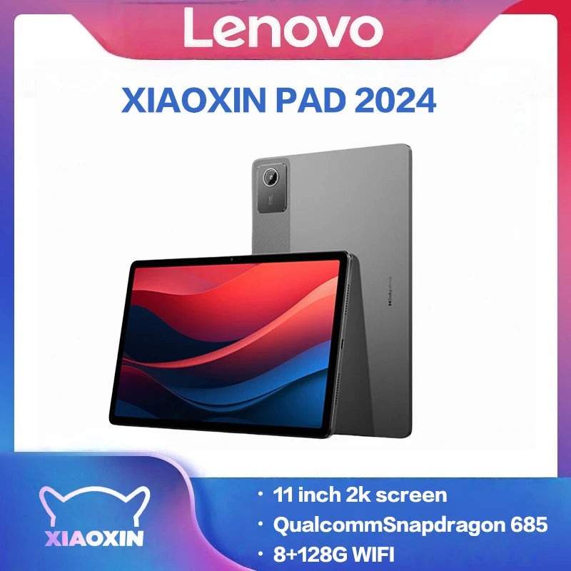 LenovoLenovo XiaoxinPad 2024  Storage Qualcomm Snapdragon 685 Octa-core ProcessorVersion 8MP 11-inch WiFi
