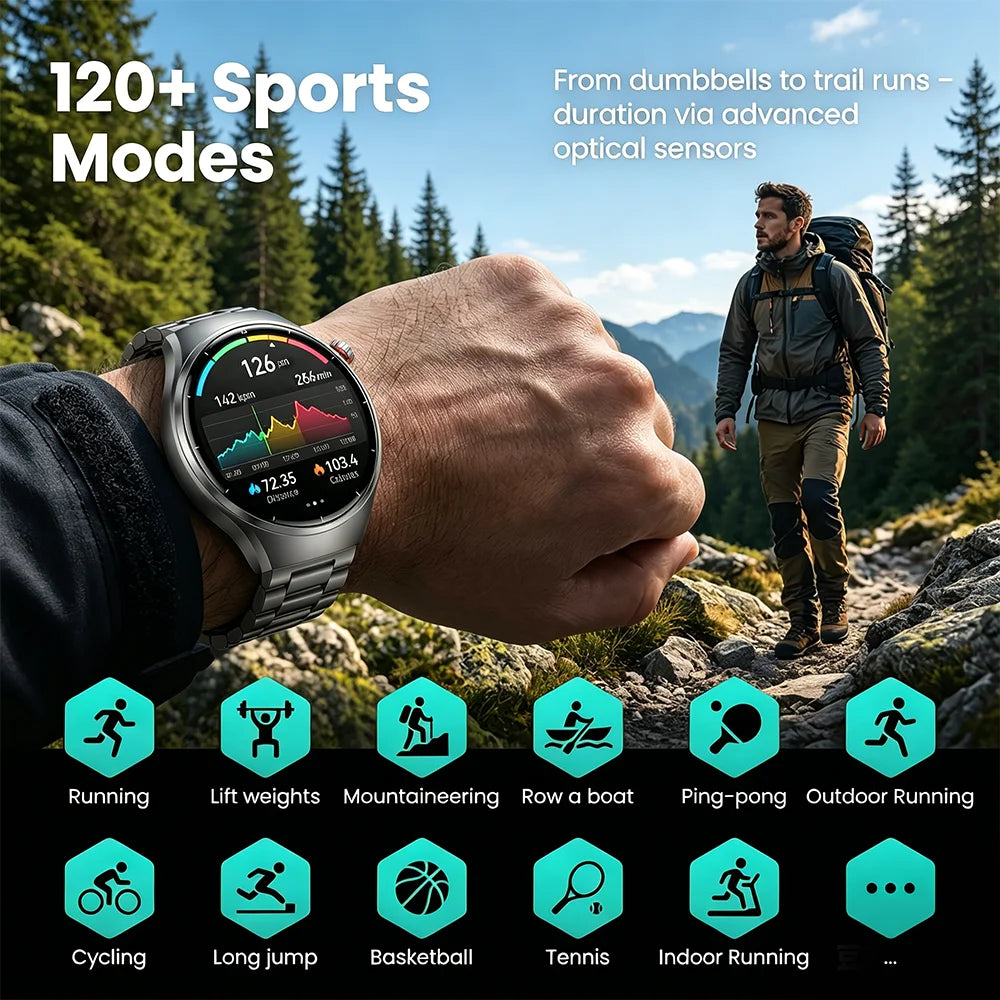 New smartwatch 2026-1.7-inch HD screen, 1000 mah battery, information alert function, multiple sports modes