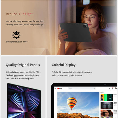 New 10.1 Inch Tablet Android 13, 4GB RAM 64GB ROM, 1TB Expand, Dual SIM, Dual Cameras, 6000MAH Battery, Children's Gift Tablets