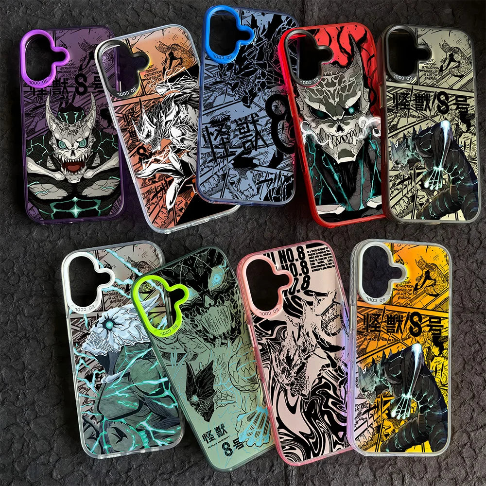 Hot Anime Kaiju No. 8 Phone Case for Xiaomi Redmi Note 7 8 9 9S 10 11 12 13 14 Pro Plus 4G 5G Anti Fall Matte Back Cover