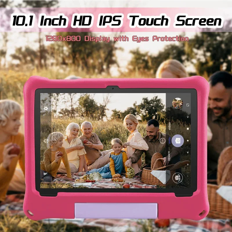 Paitanry CH10 Plus Android 15 Kids Tablet 5000Mah Octa-core 10.1 inch 8GB (4+4GB)RAM 64GB ROM Tablets Learning Children's Tablet