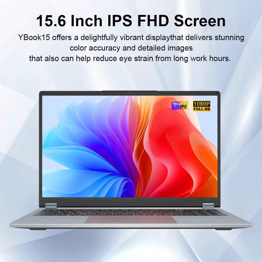 Ninkear YBOOK15 Laptop AMD Ryzen 3 3200U 15.6 Inch 360° Flip FHD IPS 1920*1080 Touchscreen 16G+512GB Backlit Keyboard Windows 11