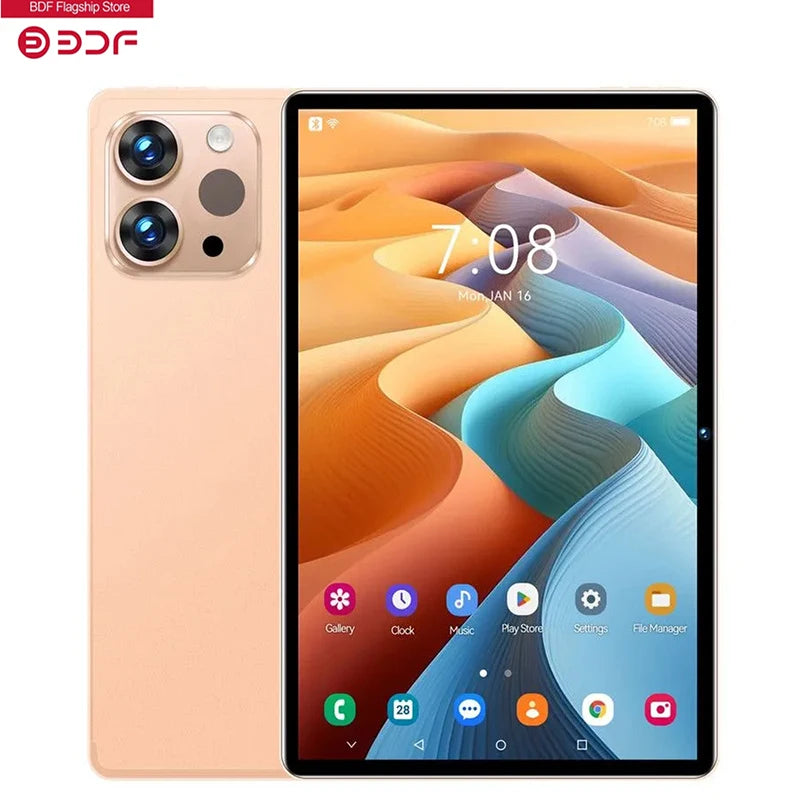 New 10.1 Inch Android 13 Tablet PC 4GB RAM 64GB ROM Dual Cameras Octa Core Dual SIM 3G Phone Call BT Wi-Fi Tablets