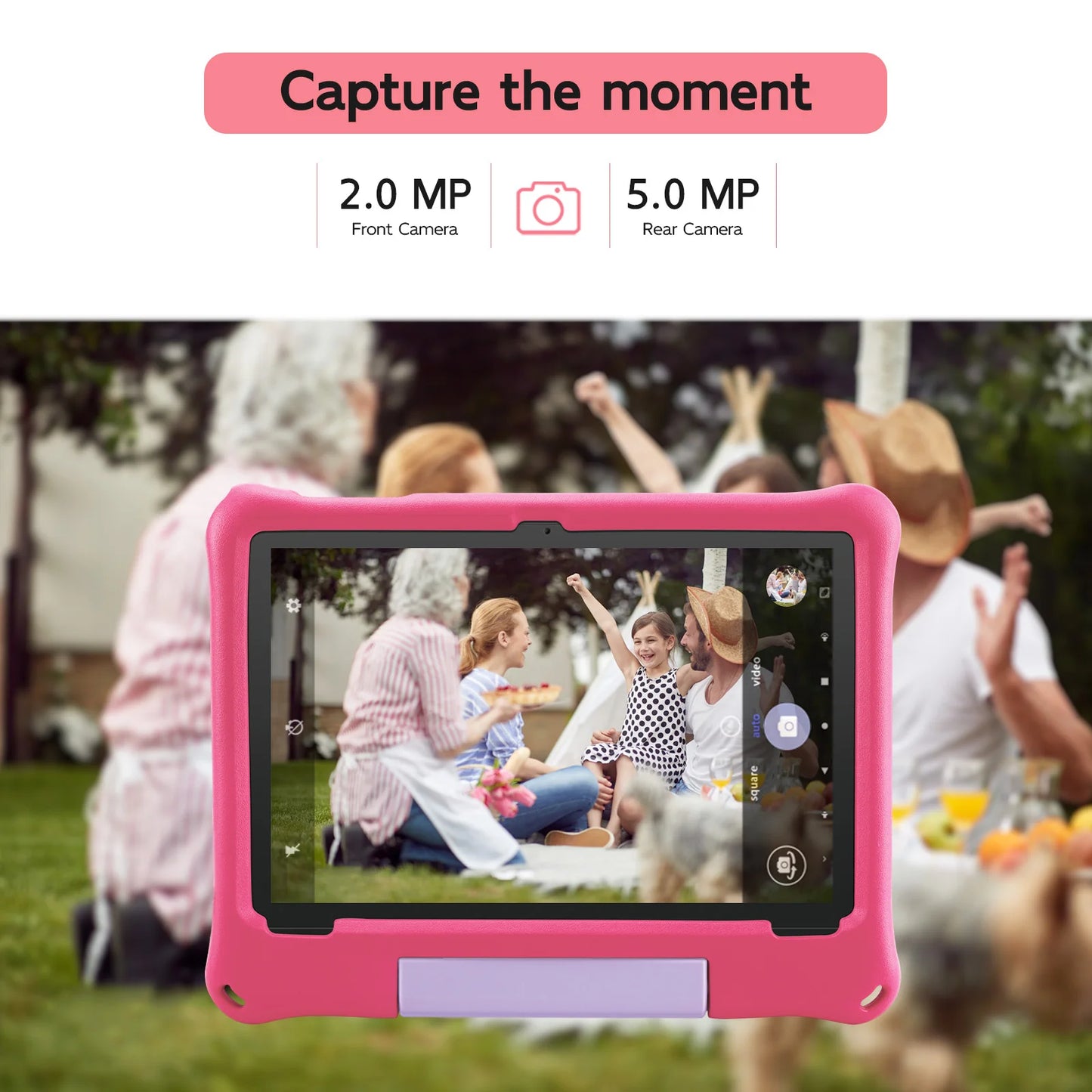 Paitanry CH10 Plus Android 15 Kids Tablet 5000Mah Octa-core 10.1 inch 8GB (4+4GB)RAM 64GB ROM Tablets Learning Children's Tablet