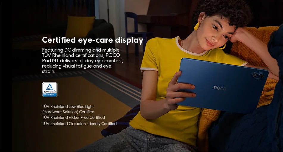 POCO Pad M1 Global Version 12.1" 2.5K crystal-clear display 12000mAh Snapdragon 7s Gen 4 Tablet