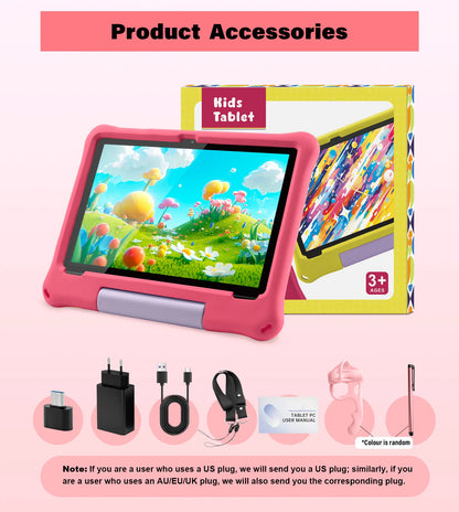 Paitanry CH10 Plus Android 15 Kids Tablet 5000Mah Octa-core 10.1 inch 8GB (4+4GB)RAM 64GB ROM Tablets Learning Children's Tablet