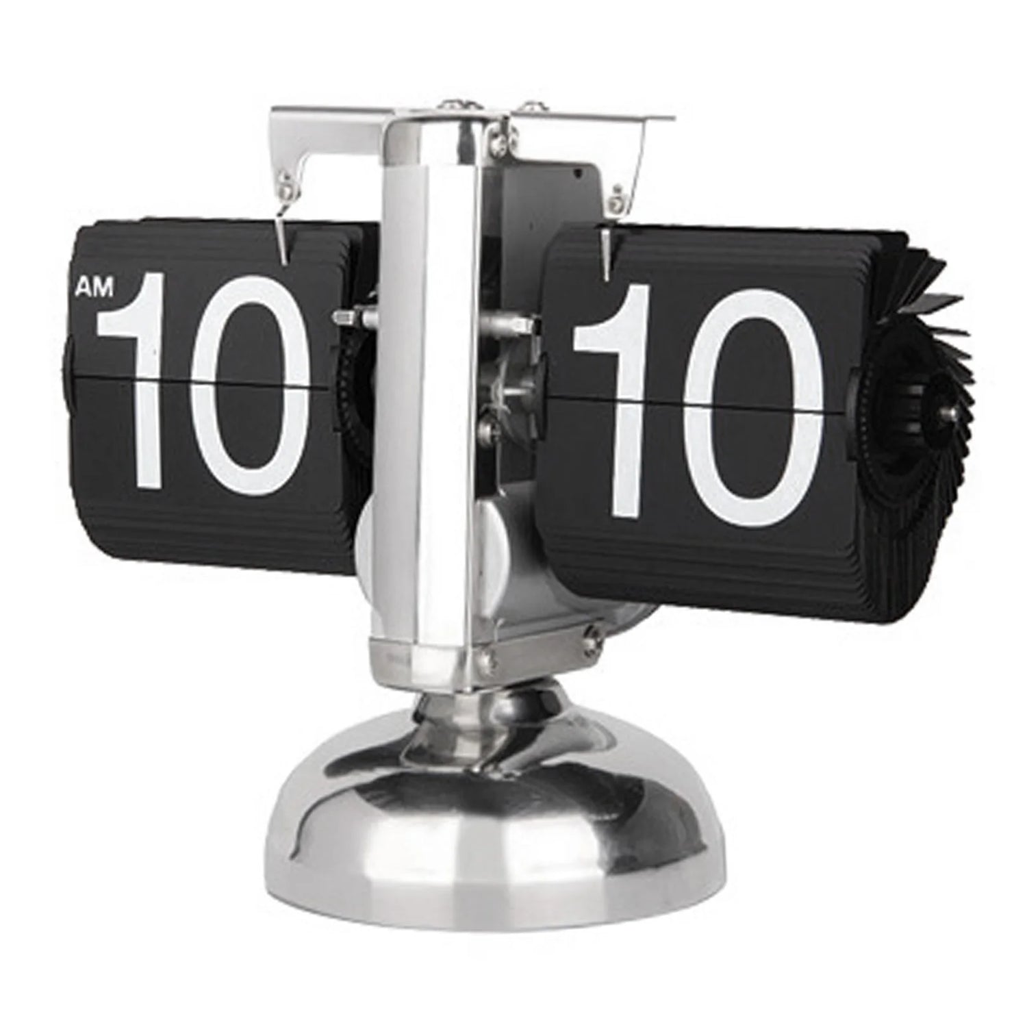 Clock Digital  Down Clock Retro Minimalist Single Foot Mechanical Auto  Clock Desk Clock for Home Livingroom Decor