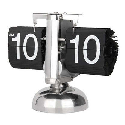 Clock Digital  Down Clock Retro Minimalist Single Foot Mechanical Auto  Clock Desk Clock for Home Livingroom Decor