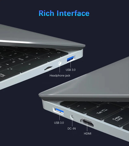 NEW Thin and light Laptop 15.6 inch AMD R7 4700U Backlit Keyboard Windows 11 32GB DDR4 2TB Fingerprint Gaming Laptop Computer