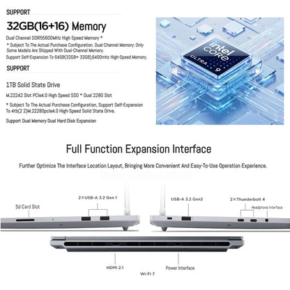 ThinkBook 16p 2025 Laptop Intel Core Ultra 9 275HX GeForce RTX 5060/5070 32GB (16+16)DDR5 1TB SSD 16" 3.2K/2.5K IPS LCD Screen