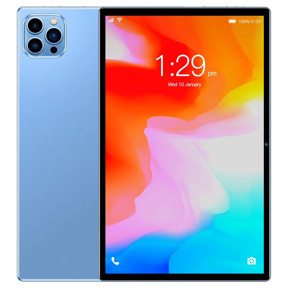 New 10.1 Inch Tablet Android 13, 4GB RAM 64GB ROM, 1TB Expand, Dual SIM, Dual Cameras, 6000MAH Battery, Children's Gift Tablets