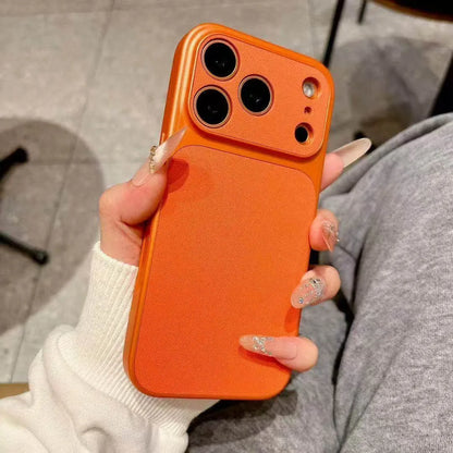 Luxury Matte Cortex Phone Case For iPhone 11 12 13 14 15 16 Pro Max Plus 17AIr Shockproof Bumper Back Cases Cover