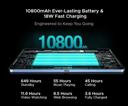 World Premiere DOOGEE T40 Pro Tablet 12" IPS 2.4K 20GB(8+12) 512GB Android 14 Helio G99 6nm 10800mAh 18W Charge 7.6mm ultra-thin