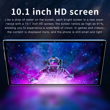 New 10.1 Inch Tablet Android 13, 4GB RAM 64GB ROM, 1TB Expand, Dual SIM, Dual Cameras, 6000MAH Battery, Children's Gift Tablets